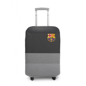Чехол для чемодана 3D с принтом Барселона в Белгороде, 86% полиэфир, 14% спандекс | двустороннее нанесение принта, прорези для ручек и колес | barca | barcelona | barsa | barselona | espaniol | fcb | forca | ispania | la liga | барса | полосатая | форза | форма