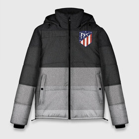 Мужская зимняя куртка 3D с принтом Атлетико Мадрид в Белгороде, верх — 100% полиэстер; подкладка — 100% полиэстер; утеплитель — 100% полиэстер | длина ниже бедра, свободный силуэт Оверсайз. Есть воротник-стойка, отстегивающийся капюшон и ветрозащитная планка. 

Боковые карманы с листочкой на кнопках и внутренний карман на молнии. | атлетико мадрид | полосы | эмблема
