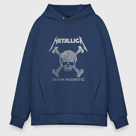 Мужское худи Oversize хлопок с принтом Metallica death magnetic в Белгороде, френч-терри — 70% хлопок, 30% полиэстер. Мягкий теплый начес внутри —100% хлопок | боковые карманы, эластичные манжеты и нижняя кромка, капюшон на магнитной кнопке | Тематика изображения на принте: metallica | джеймс хэтфилд | кирк хэмметт | ларс ульрих | металлика | роберт трухильо | рок группа