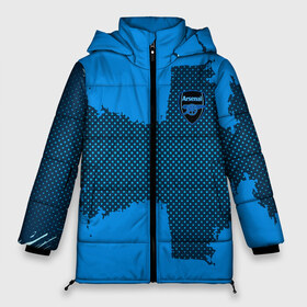 Женская зимняя куртка 3D с принтом ARSENAL SPORT BLUE в Белгороде, верх — 100% полиэстер; подкладка — 100% полиэстер; утеплитель — 100% полиэстер | длина ниже бедра, силуэт Оверсайз. Есть воротник-стойка, отстегивающийся капюшон и ветрозащитная планка. 

Боковые карманы с листочкой на кнопках и внутренний карман на молнии | football | soccer | арсенал