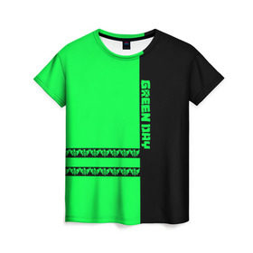 Женская футболка 3D с принтом Green Day в Белгороде, 100% полиэфир ( синтетическое хлопкоподобное полотно) | прямой крой, круглый вырез горловины, длина до линии бедер | american | day | green | idiot | альтернативный | американ | билли джо армстронг | греен | грин | группа | дай | дей | зелёный день | майк дёрнт | музыка | панк | поп | поппанк | рок | тре кул