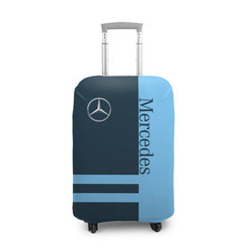Чехол для чемодана 3D с принтом Mercedes в Белгороде, 86% полиэфир, 14% спандекс | двустороннее нанесение принта, прорези для ручек и колес | b класс | benz | c класс | e класс | mercedes | s класс | а класс | авто | автомобиль | бенз | знак | лого | машина | мерен | мерин | мерс | мерседес | седан | символ | спорт | тачка | хэтчбек | эмблема
