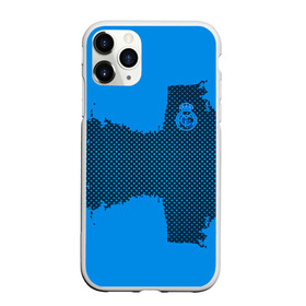 Чехол для iPhone 11 Pro Max матовый с принтом REAL MADRID SPORT BLUE в Белгороде, Силикон |  | Тематика изображения на принте: football | soccer | реал мадрид