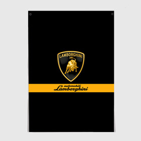 Постер с принтом Lamborghini Automobili S.p.A. в Белгороде, 100% бумага
 | бумага, плотность 150 мг. Матовая, но за счет высокого коэффициента гладкости имеет небольшой блеск и дает на свету блики, но в отличии от глянцевой бумаги не покрыта лаком | automobili | gallardo | lamborghini | murcielago | reventon | roadster | s.p.a. | авто | автомобиль | знак | ламборгини | ламборджини | ламборжини | лого | машина | символ | спорт | тачка | эмблема