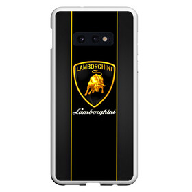 Чехол для Samsung S10E с принтом Lamborghini в Белгороде, Силикон | Область печати: задняя сторона чехла, без боковых панелей | automobili | gallardo | lamborghini | murcielago | reventon | roadster | s.p.a. | авто | автомобиль | знак | ламборгини | ламборджини | ламборжини | лого | машина | символ | спорт | тачка | эмблема