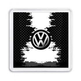 Магнит 55*55 с принтом Volkswagen в Белгороде, Пластик | Размер: 65*65 мм; Размер печати: 55*55 мм | Тематика изображения на принте: 