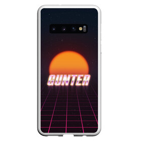 Чехол для Samsung Galaxy S10 с принтом Gunter (Пассхантер) в Белгороде, Силикон | Область печати: задняя сторона чехла, без боковых панелей | Тематика изображения на принте: 80 | ready player one | spilberg | восьмидесятые | первому игроку приготовиться | ретро | спилберг