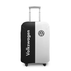 Чехол для чемодана 3D с принтом Volkswagen в Белгороде, 86% полиэфир, 14% спандекс | двустороннее нанесение принта, прорези для ручек и колес | volkswagen | авто | автомобиль | вольксваген | лого | машина | фолькс ваген | фольксваген | эмблема