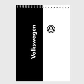 Скетчбук с принтом Volkswagen в Белгороде, 100% бумага
 | 48 листов, плотность листов — 100 г/м2, плотность картонной обложки — 250 г/м2. Листы скреплены сверху удобной пружинной спиралью | volkswagen | авто | автомобиль | вольксваген | лого | машина | фолькс ваген | фольксваген | эмблема