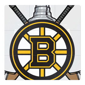 Магнитный плакат 3Х3 с принтом boston bruins в Белгороде, Полимерный материал с магнитным слоем | 9 деталей размером 9*9 см | boston bruins | nhl | бостон брюинс | нхл | хоккей