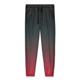 Женские брюки 3D с принтом Red Carbon в Белгороде, полиэстер 100% | прямой крой, два кармана без застежек по бокам, с мягкой трикотажной резинкой на поясе и по низу штанин. В поясе для дополнительного комфорта — широкие завязки | carbon | градиент | карбон