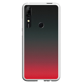 Чехол для Honor P Smart Z с принтом Red Carbon в Белгороде, Силикон | Область печати: задняя сторона чехла, без боковых панелей | Тематика изображения на принте: carbon | градиент | карбон