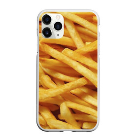Чехол для iPhone 11 Pro матовый с принтом Картошка фри в Белгороде, Силикон |  | Тематика изображения на принте: вкусная | еда | жареный | желтый | закуска | картофель | картофеля | картоха | картошка | картошки | палки | палочки | полоски | фас фуд | фаст фуд | фастфуд | фасфуд | фвсфут | фри