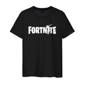 Мужская футболка хлопок с принтом Dab Fortnite в Белгороде, 100% хлопок | прямой крой, круглый вырез горловины, длина до линии бедер, слегка спущенное плечо. | fortnite | фортнайт