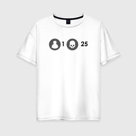 Женская футболка хлопок Oversize с принтом Veteran в Белгороде, 100% хлопок | свободный крой, круглый ворот, спущенный рукав, длина до линии бедер
 | fortnite | фортнайт