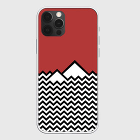 Чехол для iPhone 12 Pro Max с принтом Твин Пикс в Белгороде, Силикон |  | twin peaks | абстракция | волны | горы | паттерн | скалы | твин пикс | треугольные горы