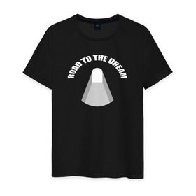 Мужская футболка хлопок с принтом Road to the dream T-shirt в Белгороде, 100% хлопок | прямой крой, круглый вырез горловины, длина до линии бедер, слегка спущенное плечо. | rdr | road to dream