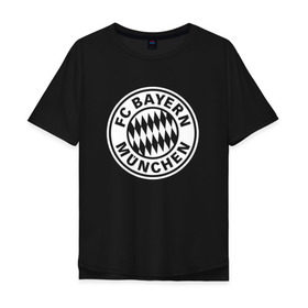 Мужская футболка хлопок Oversize с принтом FC Bayern Munchen #2 в Белгороде, 100% хлопок | свободный крой, круглый ворот, “спинка” длиннее передней части | bayern | football | munchen | бавария | байерн | мюнхен | мюнхенская
