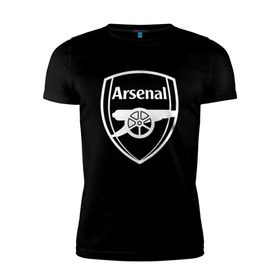 Мужская футболка премиум с принтом Arsenal FC в Белгороде, 92% хлопок, 8% лайкра | приталенный силуэт, круглый вырез ворота, длина до линии бедра, короткий рукав | arsenal | fc | арсенал | клуб | футбольный