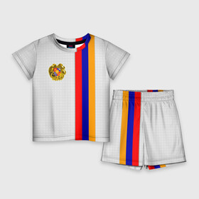 Детский костюм с шортами 3D с принтом I Love Armenia в Белгороде,  |  | armenia | армения | герб армении | ереван | флаг армении