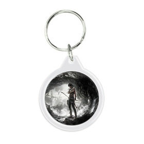 Брелок круглый с принтом Tomb Raider в Белгороде, пластик и полированная сталь | круглая форма, металлическое крепление в виде кольца | croft | lara | raider | tomb | гробниц | игра | крофт | лара | расхитительница