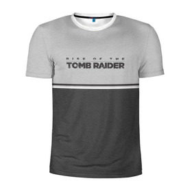 Мужская футболка 3D спортивная с принтом Rise of the Tomb Raider в Белгороде, 100% полиэстер с улучшенными характеристиками | приталенный силуэт, круглая горловина, широкие плечи, сужается к линии бедра | croft | lara | raider | tomb | гробниц | игра | крофт | лара | расхитительница