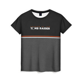 Женская футболка 3D с принтом Shadow of the Tomb Raider в Белгороде, 100% полиэфир ( синтетическое хлопкоподобное полотно) | прямой крой, круглый вырез горловины, длина до линии бедер | croft | lara | raider | tomb | гробниц | игра | крофт | лара | расхитительница