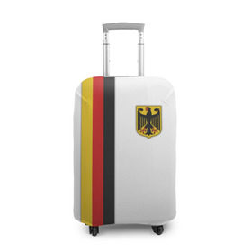Чехол для чемодана 3D с принтом I Love Germany в Белгороде, 86% полиэфир, 14% спандекс | двустороннее нанесение принта, прорези для ручек и колес | 