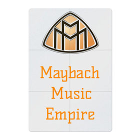 Магнитный плакат 2Х3 с принтом Maybach Music в Белгороде, Полимерный материал с магнитным слоем | 6 деталей размером 9*9 см | Тематика изображения на принте: empire | maybach | music | rick | ross. | империя | майбах | музыка | надпись | рик | росс | эмблема