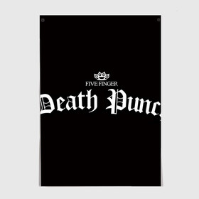 Постер с принтом Five Finger Death Punch 5 в Белгороде, 100% бумага
 | бумага, плотность 150 мг. Матовая, но за счет высокого коэффициента гладкости имеет небольшой блеск и дает на свету блики, но в отличии от глянцевой бумаги не покрыта лаком | 