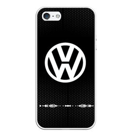 Чехол для iPhone 5/5S матовый с принтом Volkswagen sport auto abstract в Белгороде, Силикон | Область печати: задняя сторона чехла, без боковых панелей | auto | automobile | car | carbon | machine | motor | motor car | sport car | volkswagen | автомашина | бренд | легковой автомобиль | марка | спортивный автомобиль | тачка