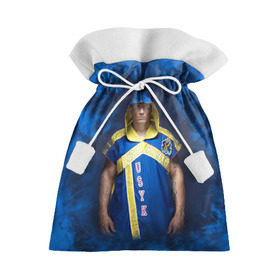 Подарочный 3D мешок с принтом Александр Усик в Белгороде, 100% полиэстер | Размер: 29*39 см | wbc | wbo | бокс | боксеры | усик