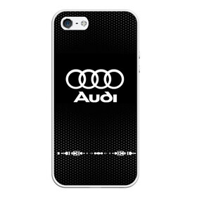 Чехол для iPhone 5/5S матовый с принтом Audi sport auto abstract в Белгороде, Силикон | Область печати: задняя сторона чехла, без боковых панелей | audi | auto | automobile | car | carbon | machine | motor | motor car | sport car | автомашина | ауди | бренд | легковой автомобиль | марка | спортивный автомобиль | тачка