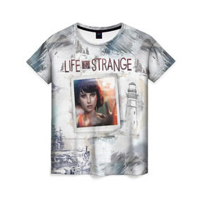Женская футболка 3D с принтом Max. Life is Strange. в Белгороде, 100% полиэфир ( синтетическое хлопкоподобное полотно) | прямой крой, круглый вырез горловины, длина до линии бедер | Тематика изображения на принте: макс | странная жизнь