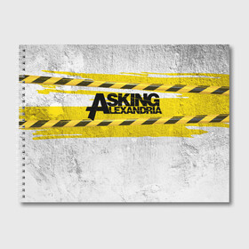 Альбом для рисования с принтом Asking Alexandria в Белгороде, 100% бумага
 | матовая бумага, плотность 200 мг. | 