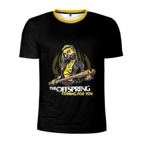 Мужская футболка 3D спортивная с принтом The Offspring, coming for you в Белгороде, 100% полиэстер с улучшенными характеристиками | приталенный силуэт, круглая горловина, широкие плечи, сужается к линии бедра | the offspring | офспринг | оффспринг | рок