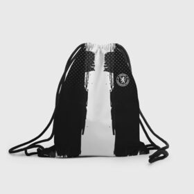 Рюкзак-мешок 3D с принтом Chelsea sport sport uniform в Белгороде, 100% полиэстер | плотность ткани — 200 г/м2, размер — 35 х 45 см; лямки — толстые шнурки, застежка на шнуровке, без карманов и подкладки | 