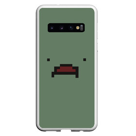 Чехол для Samsung Galaxy S10 с принтом Unturned Zombie Face в Белгороде, Силикон | Область печати: задняя сторона чехла, без боковых панелей | unterned | антернед | унтурнед
