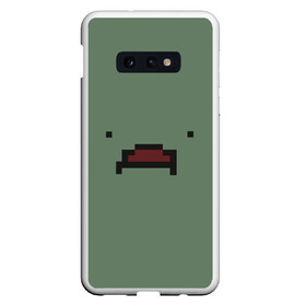 Чехол для Samsung S10E с принтом Unturned Zombie Face в Белгороде, Силикон | Область печати: задняя сторона чехла, без боковых панелей | Тематика изображения на принте: unterned | антернед | унтурнед