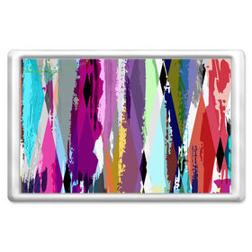 Магнит 45*70 с принтом Цветные полосы в Белгороде, Пластик | Размер: 78*52 мм; Размер печати: 70*45 | abstraction | watercolor | абстракция красок | акварель | брызги красок | живопись | краска | потертость красок | размытые краски | текстуры | яркие | яркие краски
