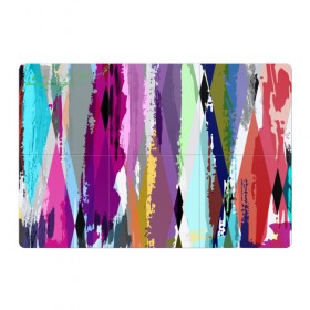 Магнитный плакат 3Х2 с принтом Цветные полосы в Белгороде, Полимерный материал с магнитным слоем | 6 деталей размером 9*9 см | abstraction | watercolor | абстракция красок | акварель | брызги красок | живопись | краска | потертость красок | размытые краски | текстуры | яркие | яркие краски