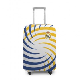 Чехол для чемодана 3D с принтом Real Madrid в Белгороде, 86% полиэфир, 14% спандекс | двустороннее нанесение принта, прорези для ручек и колес | football | soccer | uefa | испания | клуб | лига | матч | мяч | реал мадрид | уефа | футбольный