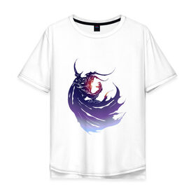 Мужская футболка хлопок Oversize с принтом Final Fantasy IV в Белгороде, 100% хлопок | свободный крой, круглый ворот, “спинка” длиннее передней части | Тематика изображения на принте: 