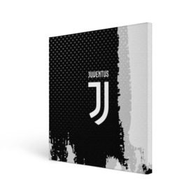 Холст квадратный с принтом JUVENTUS в Белгороде, 100% ПВХ |  | football | soccer | ювентус