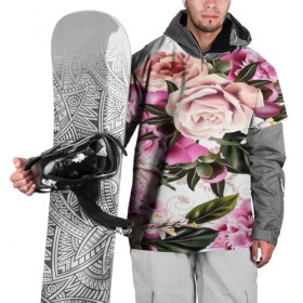 Накидка на куртку 3D с принтом fashion rose в Белгороде, 100% полиэстер |  | 