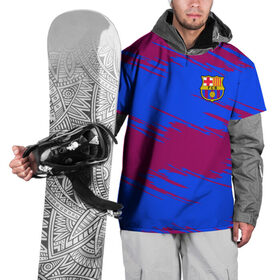 Накидка на куртку 3D с принтом Barcelona в Белгороде, 100% полиэстер |  | barcelona | barsa | barselona | football | futbol | messi | sport | барса | барселона | месси | спорт | футбол