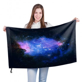 Флаг 3D с принтом Звёзды космоса в Белгороде, 100% полиэстер | плотность ткани — 95 г/м2, размер — 67 х 109 см. Принт наносится с одной стороны | abstraction | cosmos | nebula | space | star | universe | абстракция | вселенная | звезды | космос | мир | планеты