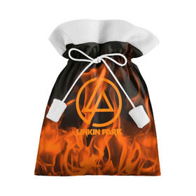 Подарочный 3D мешок с принтом Linkin park in fire в Белгороде, 100% полиэстер | Размер: 29*39 см | Тематика изображения на принте: linkin park | logo | music | pop | rock | usa | альтернатива | америка | металл | музыка | музыкальный | поп | рок | честер беннингтон