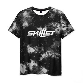 Мужская футболка 3D с принтом Skillet в Белгороде, 100% полиэфир | прямой крой, круглый вырез горловины, длина до линии бедер | punk | rock | skillet | альтернативный хип хоп | группа | инди поп | музыка | музыкальное произведение | ноты | панк | регги | рок | синти поп