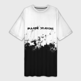 Платье-футболка 3D с принтом IMAGINE DRAGONS в Белгороде,  |  | imagine dragons | punk | rock | альтернативный хип хоп | группа | инди поп | музыка | музыкальное произведение | ноты | панк | регги | рок | синти поп